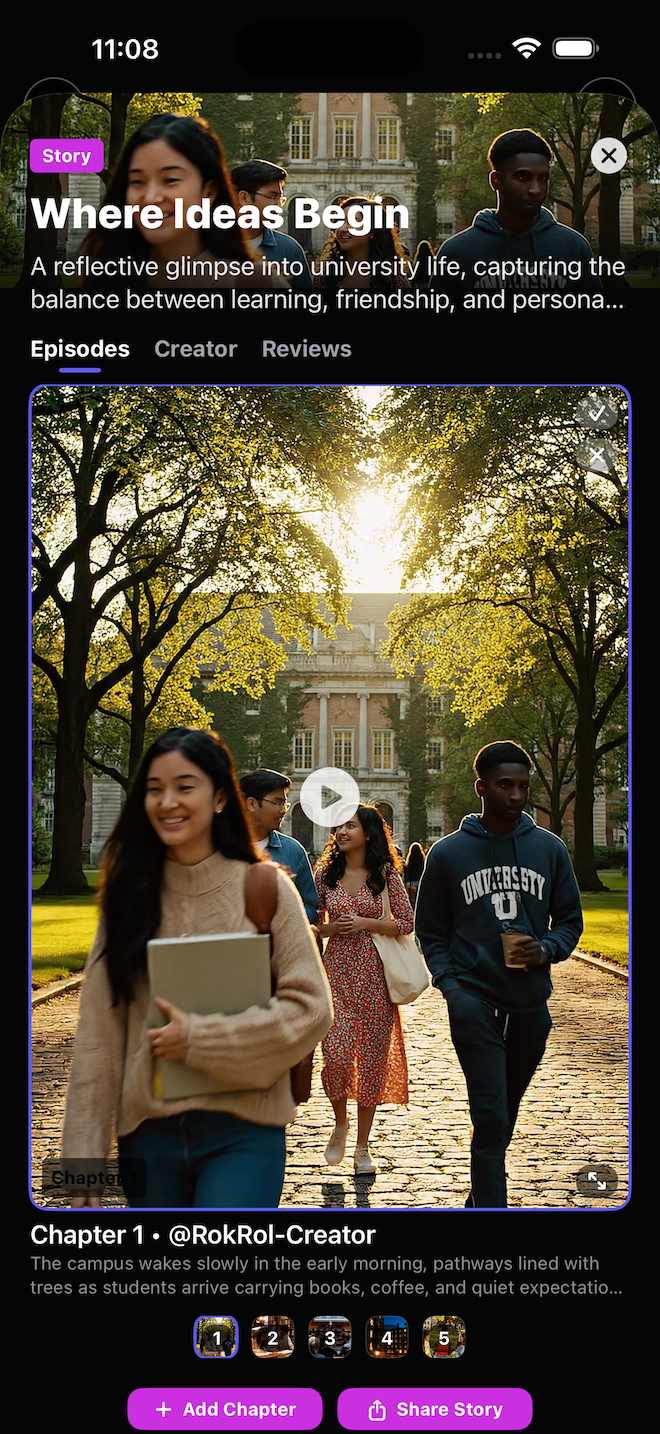 RokRol app preview 6